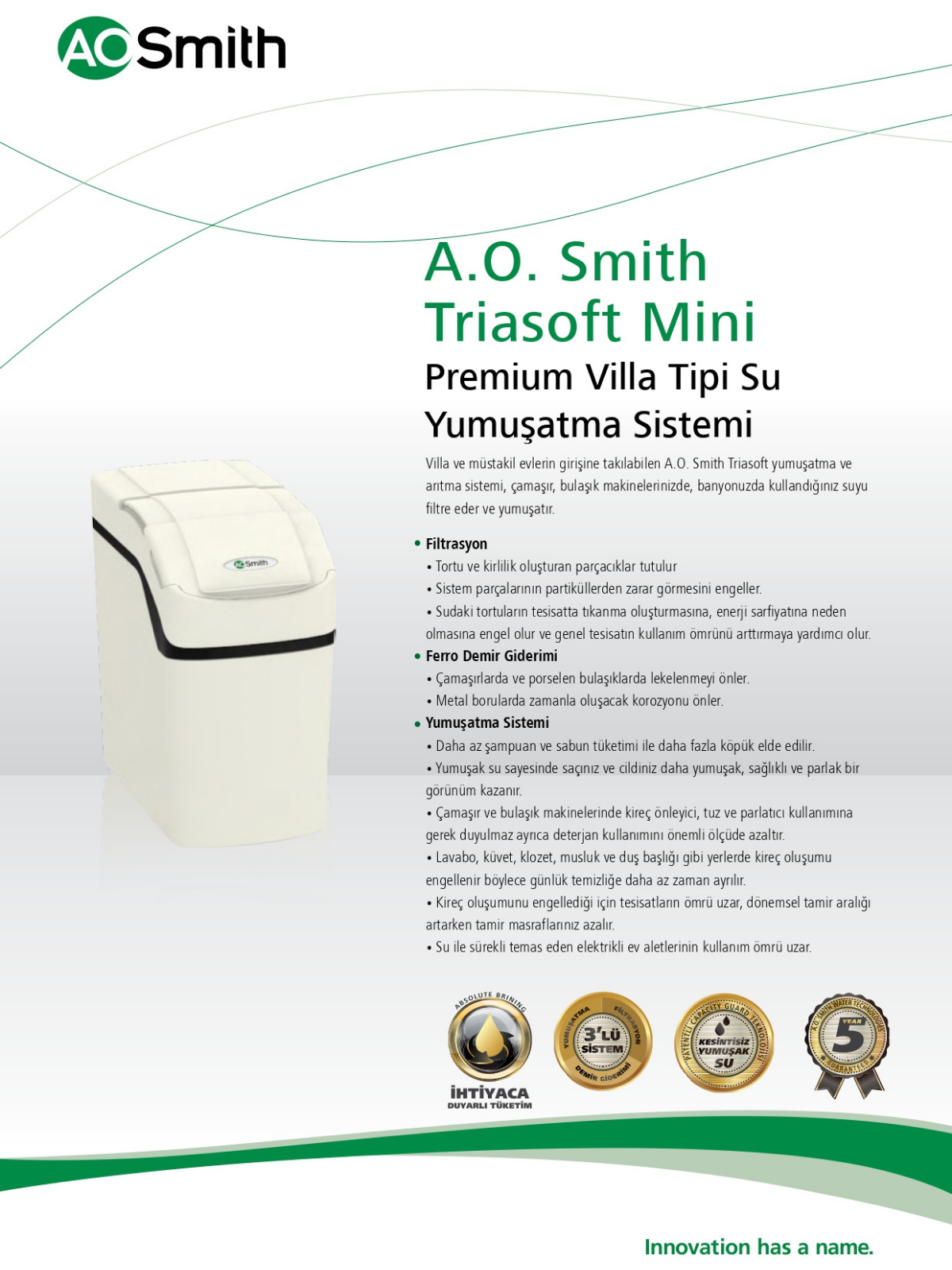 A.O. Smith Triasoft Mini
